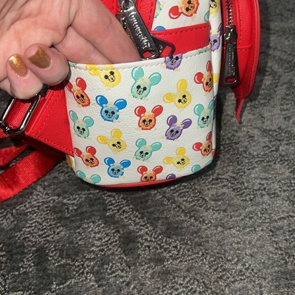 •Loungefly mini backpack Mickey Popcorn• - Picture 9 of 12